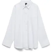Vero Moda Regular fit blouse met lange mouwen van katoenmix model 'LOTUS'