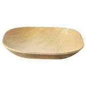 Papstar pure Borden Palmblad vierkand 10 x 10 x 1,5 cm crème 25 stuks