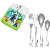 Zilverstad Kinderbestekset Circus RVS (4-Delig)