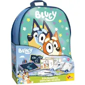 Lisciani Bluey Rugzak met colouring- & drawing school