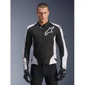 Alpinestars Viper Air V4, stoffen jas ,Wit/Zwart ,XXL