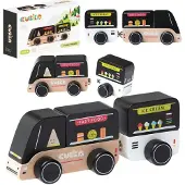 Cubika Houten Foodtruck Speelgoed - Educatief en Veilig