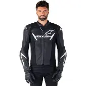 Alpinestars Faster V3 Motorfiets leren jas Maat