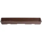 Prosperplast Bruine bloempotstandaard voor balkon, 34,5 cm, Agro