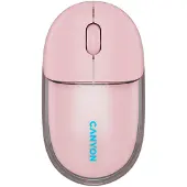 Canyon OnClick 24 - Draadloze Muis - Transparant - Roze