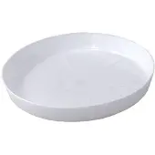 Lamela Bloempotonderzetter wit 14,5 x 2,1 cm glanzend plastic