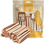 Mersjo - Hondensnack - Eend Strips - Zacht - 500g