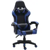 Top E Shop Topeshop FOTEL REMUS NIEBIESKI: Bureau- en computerstoel. Beklede zitting, beklede rugleuning