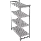 Cambro stelling 183cm hoog 4 schappen - 61cm diep - 122cm breed