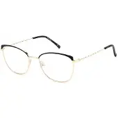 Pierre Cardin P.C. 8879 54/18/140 Matte zwart goud Metalen monturen VROUW P.C. 8879
