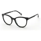 Zadig & Voltaire Zichtbril VZV486 52/19/140 Glanzend Zwart Acetaat VROUW VZV486