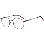 HUGO BOSS Hugo HG 1180 53/19/145 Matte zwart rood Metalen monturen MAN HG 1180