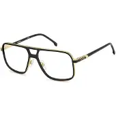 Carrera 1143 59/16/145 Matte zwarte metalen monturen MAN 1143