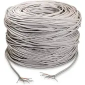 Aisens Bobina Netwerkkabel RJ45 Cat.5E UTP AWG24 Stijf 305m Grijs