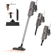 Solac Turbobat 600, steelstofzuiger 2-in-1, zonder zak, roestvrij staal, voor droog gebruik, HEPA-filter, cycloontechnologie