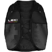 LEKI - Trail Running Quiver Vest 6 - Trailrunningrugzak S/M, grijs/zwart