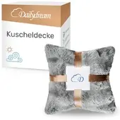 Dailydream Kunstbont Plaid – 150x200 cm – Grijs – Warm en zacht