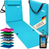 Detex Strandmat turquoise 158x56x46cm gewatteerd