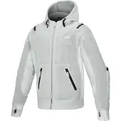 Alpinestars Moflow Air Tech hoodie, grijs, maat 2XL, voor heren, kleur grijs, maat 2XL