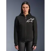 Alpinestars Stella Chrome V2 Sport Motorhoodie Zwart/Wit 2XL, Dames