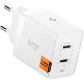 Spigen Essential EE472EU 47W GaN USB-C Snellader Power Delivery Adapter Wit