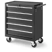 HBM gereedschapswagen 5 laden, 62 cm, zwart