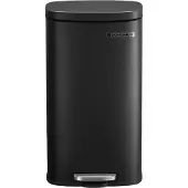 Songmics Vuilnisbak met softclose-functie, Zwart
