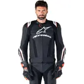 Alpinestars Missile Ignition V3 geperforeerde motorfiets lederen jas
