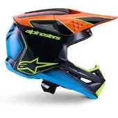 Alpinestars AlpinestarsS-M3FrayZwartBlauwOranjeCrosshelm Maat M