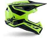 Alpinestars S-M3 Heat Geel Zwart Crosshelm Maat L