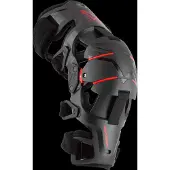 Alpinestars RK-1 Plasma Kniebrace Set Zwart Rood Maat L-XL