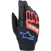 Alpinestars Full Bore Xt Handschoenen Zwart Helder Rood Blauw Maat S