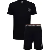 Cr7 - Cristiano Ronaldo Pyjama kort 'World Cup Edition' zwart / wit