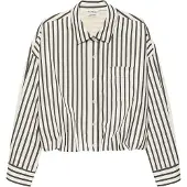 Catwalk junkie Dames Blouses Tuck In Blouse - Ecru - Maat 38
