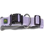 Hunter Halsband Neoprene Lavendel&Grijs - Hondenhalsband - L