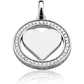 Zinzi All You Need is Love - Zilveren Hanger - Hart (LOVEH01)
