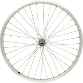 Cordo Voorwiel 26 inch - Fietswiel - 19-559 - Vaste As - RVS Spaken - Zilver - Handgebouwd
