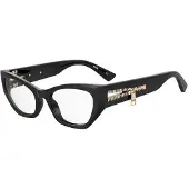 Moschino MOS632 53/19/140 Zwarte Polyamide monturen VROUW MOS632