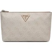 GUESS accessoiretas Laurel II Wristlet Pouch Bone Logo crème