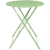 Bolero Stalen Klaptafel Rond Lichtgroen 595mm - FT272