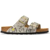 Birkenstock Muiltjes 'Arizona' ecru / antraciet