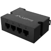 Lanberg DIN-FE4-AT-30W Switch DIN-FE4-AT-30W 1xIn 3xOut 100MB PoE Extender
