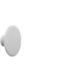 Muuto Dots Wood Coat Hooks Grey | Ø 9 cm