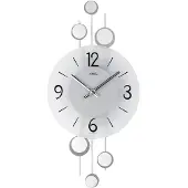 AMS quartz wandklok, quartz uurwerk, 23x47x5 cm, modelnummer 9388