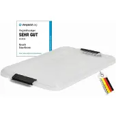 Novaliv 1x vervangende deksel 15 liter met clipsluiting 41x29 cm transparant