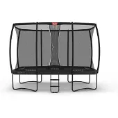 Berg Ultim Champion Rechthoekige Trampoline 410x250 cm met deluxe veiligheidsnet XL