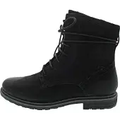 Tamaris Boots 'Stiefelette Damen 1-25105-43 001 Echtleder in schwarz' zwart