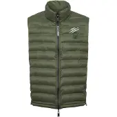 Plein sport Sportbodywarmer olijfgroen / wit