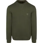BOSS Sweatshirt 'Westart' olijfgroen