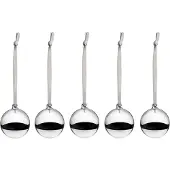 Iittala glazen bol Ø4 cm 5-pack Zilverkleurig